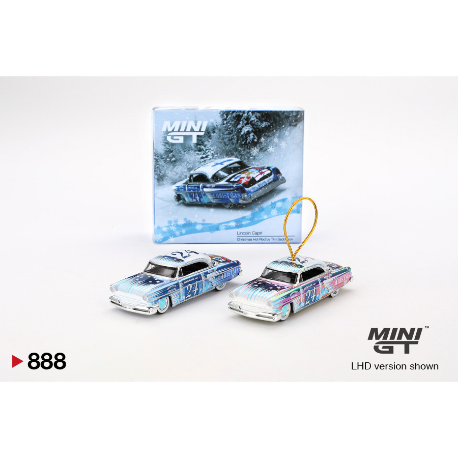 MINI GT No.888 Lincoln Capri Christmas Hot Rod by Tim Sadchikov 2024 Christmas Edition Limited 9999 
