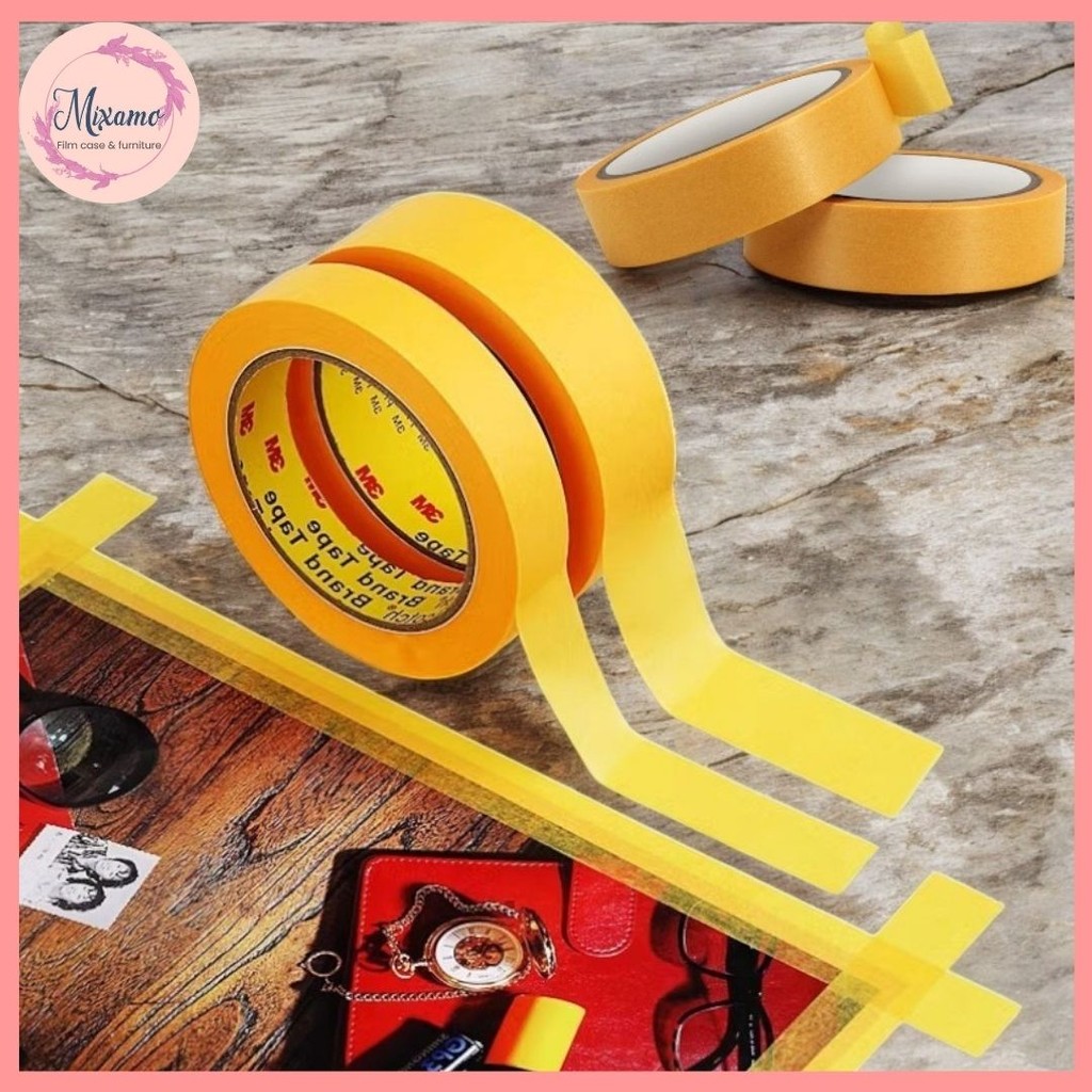 --MXM--เทปกาวย่น ฉีกได้ กระดาษกาวย่น (1 ม้วน) เทปหนังไก่ ความยาว 20m. #AG-0007