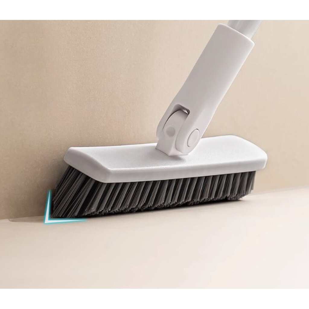 Omocha – (เเปรงขัดขอบ,ด้ามยาว) Long handled floor brush แปรงขัดขอบพื้น ลักษณะแปรงรูปตัววี