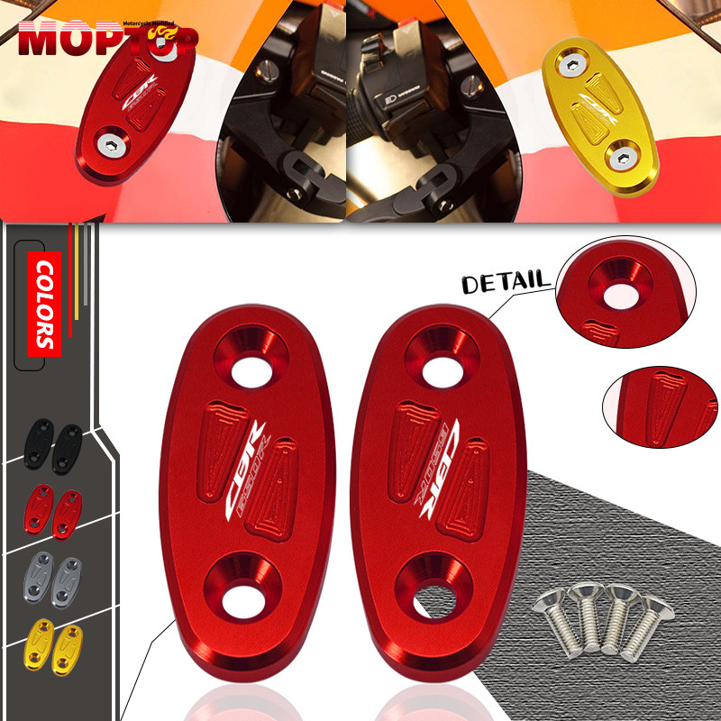สําหรับ CBR650R CBR650F CBR 650R 650F รถจักรยานยนต์กระจกกระจกกระจกกระจกขับเคลื่อน Eliminators หมวกด้