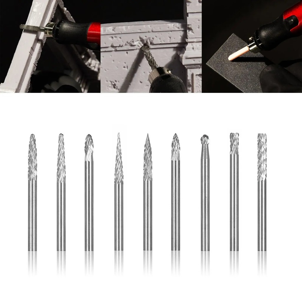 Dspiae GH-10 ทังสเตนเหล็กบดชุดสําหรับ ES-P GK DIY Gundam Gunpla ทําเครื่องมือประกอบ Retrofit Gundam 