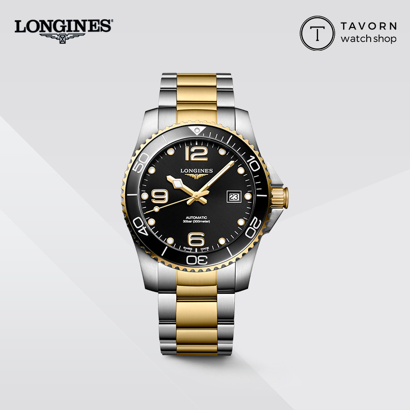 มือสอง 99 ใหม่ นาฬิกา LONGINES HydoConquest 41mm รุ่น L3.781.3.56.7