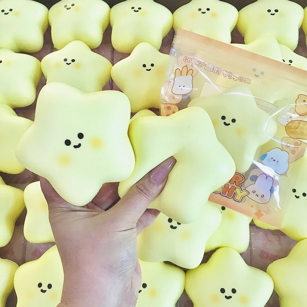 สกุชชี่น้ําตาล ยิ้มสตาร์ สกุชชี่ที่เพิ่มขึ้นช้า
