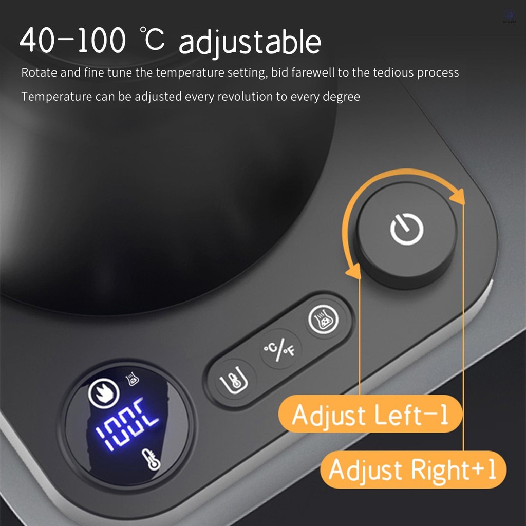 จัดส่งด่วนในพื้นที่ 🚚💨กาต้มน้ําคอห่านไฟฟ้า 1200ว หม้อต้มน้ําทรงพลังและรวดเร็วสแตนเลสควบคุมอุณหภูมิกทชภายในจอแสดงผล จอแอลซีดี ปิดเครื่องอัตโนมัติ 0.9ล เทกาแฟและชากา - รูปที่ 2