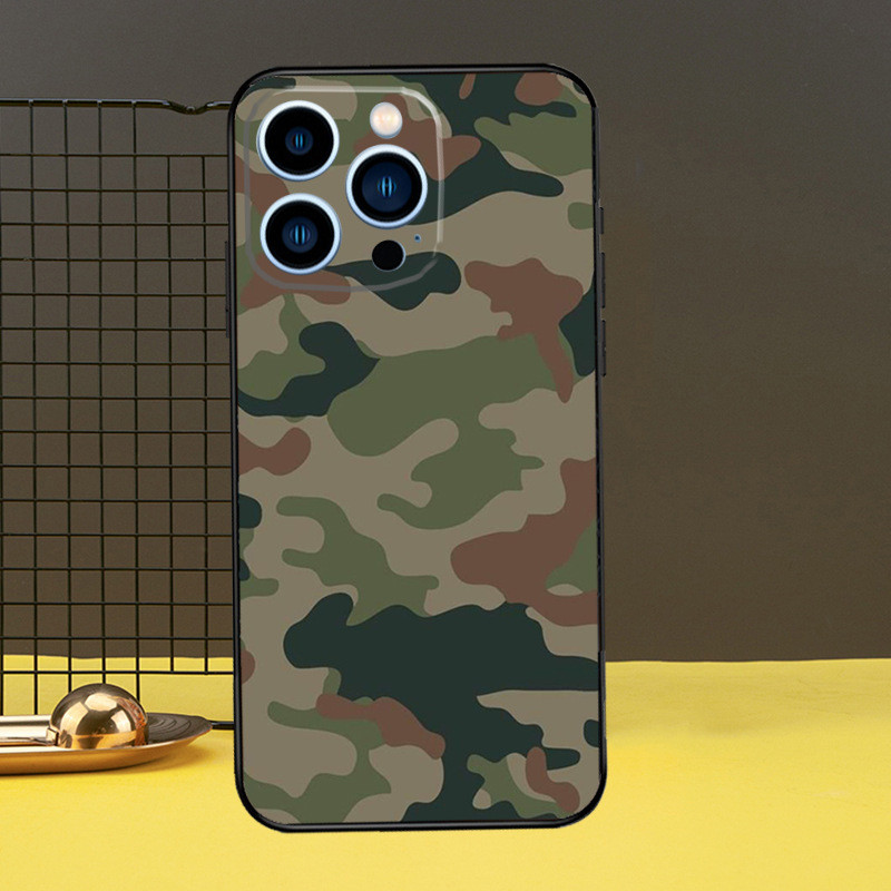 เคสลายพรางเหมาะสำหรับ iPhone สำหรับ iPhone 15 13 12 11 PRO MAX