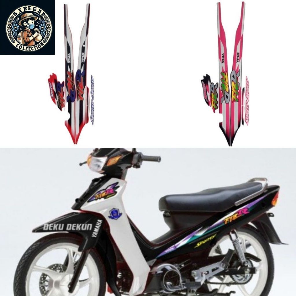Yamaha F1ZR 1997 Striping Stickers Motorcycle Body List Yamaha F1ZR 1997 Standard Stickers Best