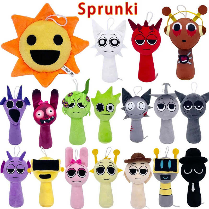 20 ซม.Sprunki Plush ตุ๊กตาของเล่น Incredibox ตุ๊กตาตุ๊กตาเกมหมอนวันเกิดคริสต์มาสของขวัญเด็ก