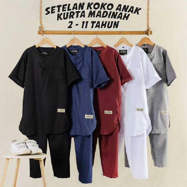 JKD.PKU-ชุด Kurta สําหรับเด็ก ชุดนําเข้าล่าสุด