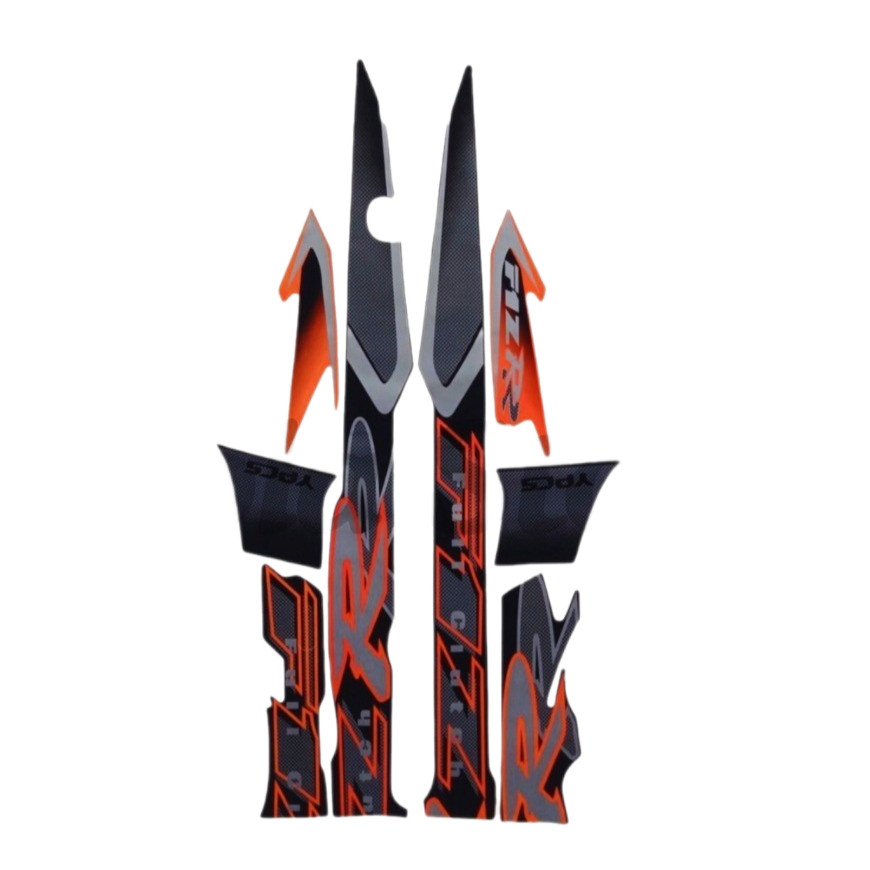 Yamaha F1ZR F1 Zr 2002 คลัทช์เต็มสีดําสีส้มมาตรฐานรถจักรยานยนต์ Body List F1ZR 2002