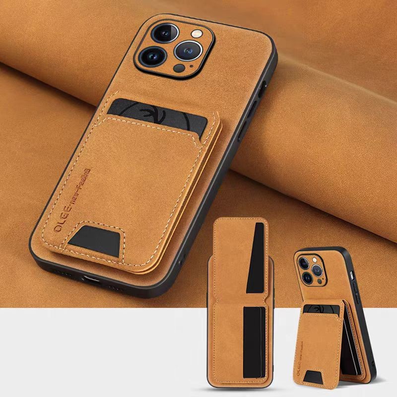 หรูหรา High End Faux หนังกระเป๋าสตางค์สําหรับ iPhone 16 15 14 PIus 13 12 11 Pro Max มีสไตล์หรูหรากันกระแทก