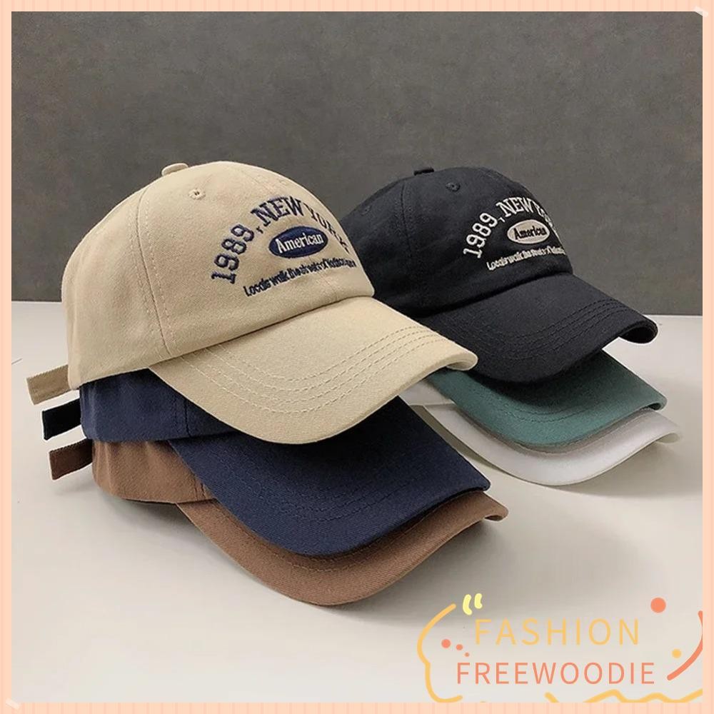 Freewoodie เบสบอลหมวก, ตัวอักษรเย็บปักถักร้อยปรับ Snapback หมวก, Casual Soft Cotton Dad Trucker หมวกกีฬากลางแจ้ง