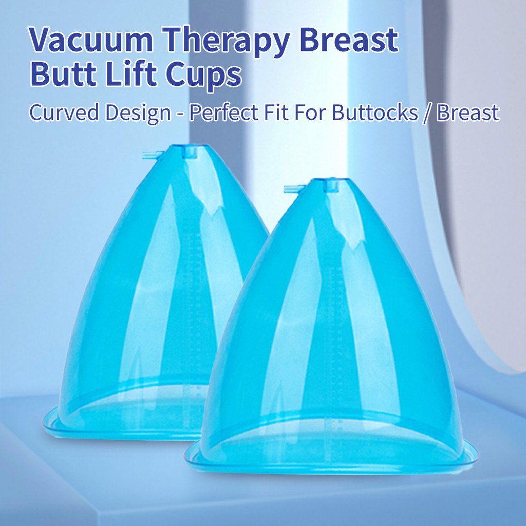Breast Lifting Enhancement Cups เครื่องสําหรับก้นถ้วยสูญญากาศ Therapy 60-210ml