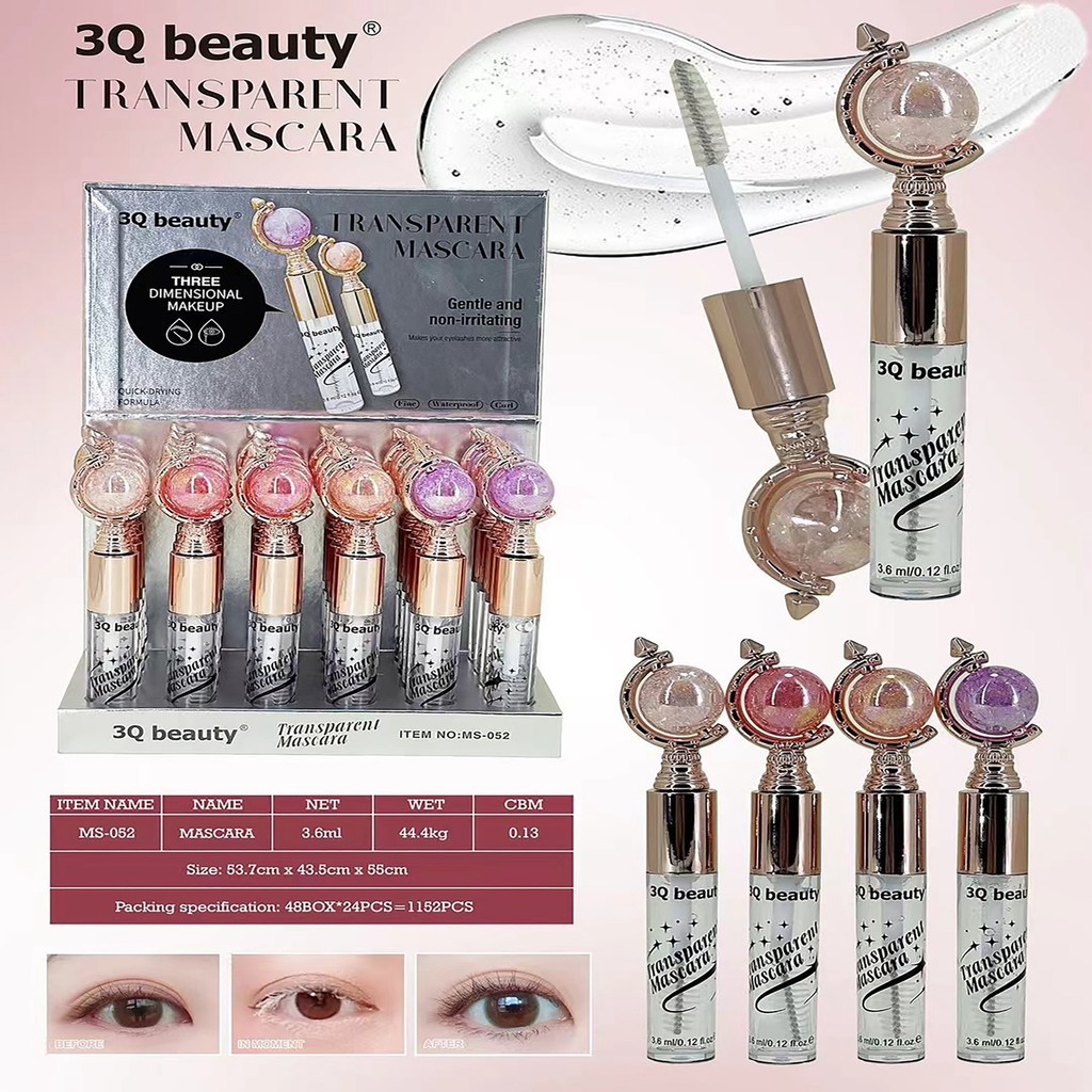 3q beauty beauty แต่งหน้าส่วนบุคคล Care Slender Eyelash Primer Non-Smudge กันน้ําเหงื่อ-Proof จัดแต่