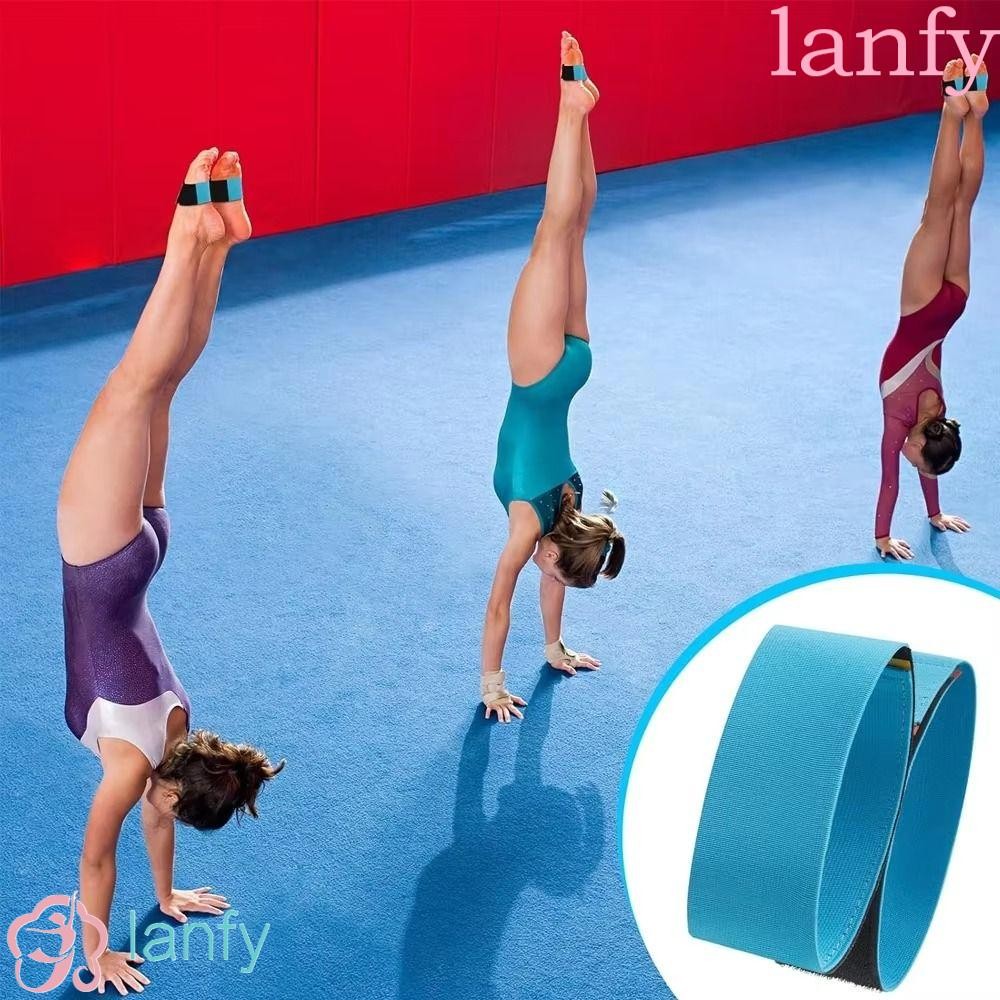 LANFY ยิมนาสติก Sticky Toes,ยืดหยุ่นปรับยิมนาสติก Tumbling Trainer,ทนทานน้ําหนักเบาเท้าการจัดตําแหน่ง Sticky Feet Together Dance Practice Foot สําหรับเริ่มต้น