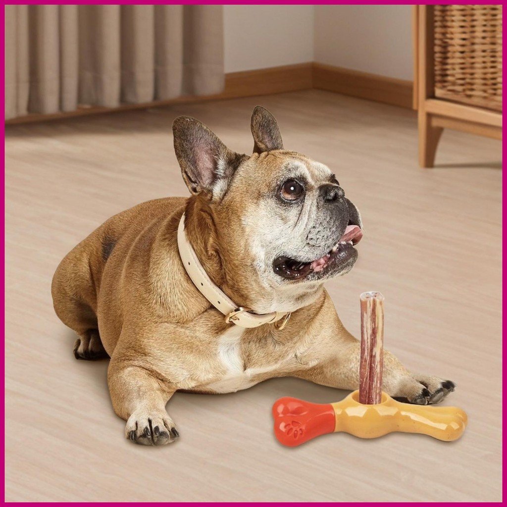 Bully Stick Safety Holder Bully Stick Holder สําหรับ Chew Treats Secure Grip น้ําหนักเบาไม่มีกลิ่นคว
