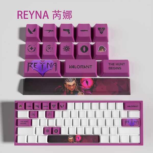 gmk keycap keycap valorant keycap ไทย Rena รูปแบบใหม่ Fearless Contract Keycap Valent Keycap VALORAN