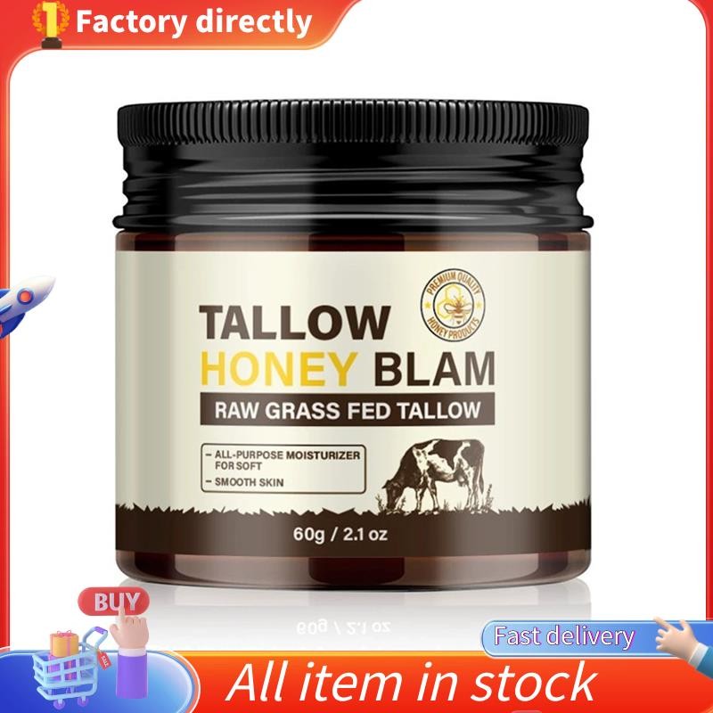 Tallow Moisturizer Beef Tallow สําหรับผิว Unscented Organic Beef Grass Fed สําเร็จรูปวิปปิ้งครีมหน้า