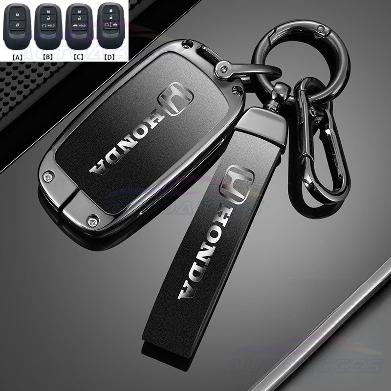 ฝาครอบเคสกุญแจรีโมท สำหรับ Honda HRV 2022-2025 Civic RS CRV HRV Vezel ที่เก็บกุญแจ