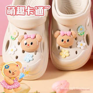 [Aria] เสน่ห์รองเท้า Deli Butter Bear เสน่ห์รองเท้า DIY น่าร…