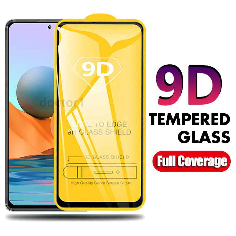 ฟิล์มกระจกนิรภัยแบบเต็ม 9D สำหรับ Redmi Note 14 13 12 12s 11 11s 10 10s 9 9s 8 7 7S 6 K20 Pro A2 Pro