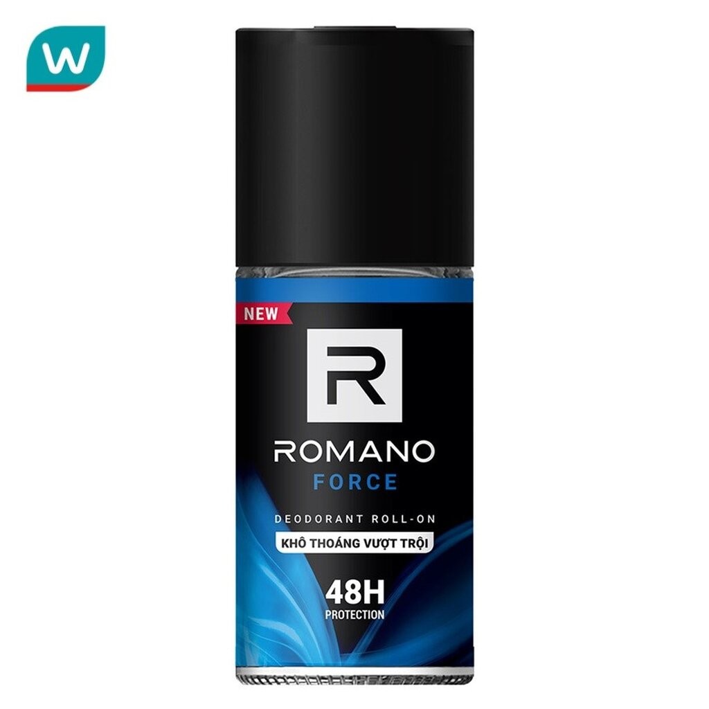 Romano โรมาโน่ โรลออน ฟอร์ซ 50 มล. โรลออน ลดเหงื่อ ระงับกลิ่นกาย