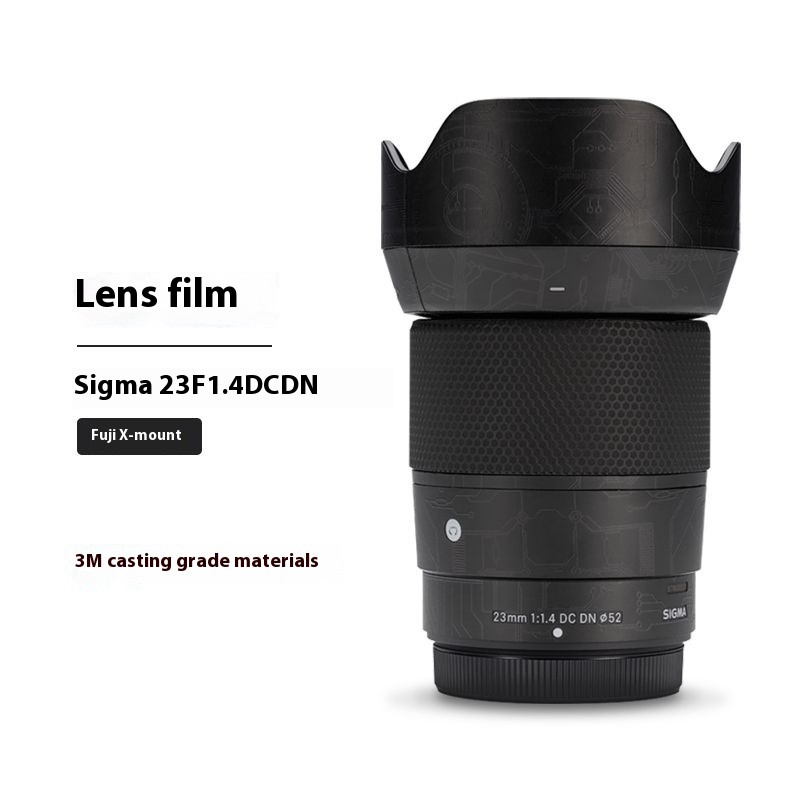 Mebont เหมาะสําหรับ Sigma 23f1.4 ฟิล์มกันรอยเลนส์ Fujifilm 23f1.4 สติ๊กเกอร์ 3M เคลือบ