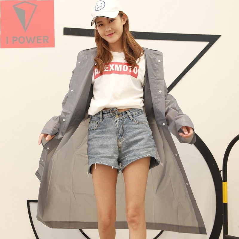 เสื้อกันฝน กันน้ำ แบบหนา เสื้อกันฝนผู้ใหญ่ เสื้อกันฝนผู้ใหญ่เสื้อกันฝนแฟชั่น เนื้อผ้าใส่สบายทนทานกันฝนดีเยี่ย