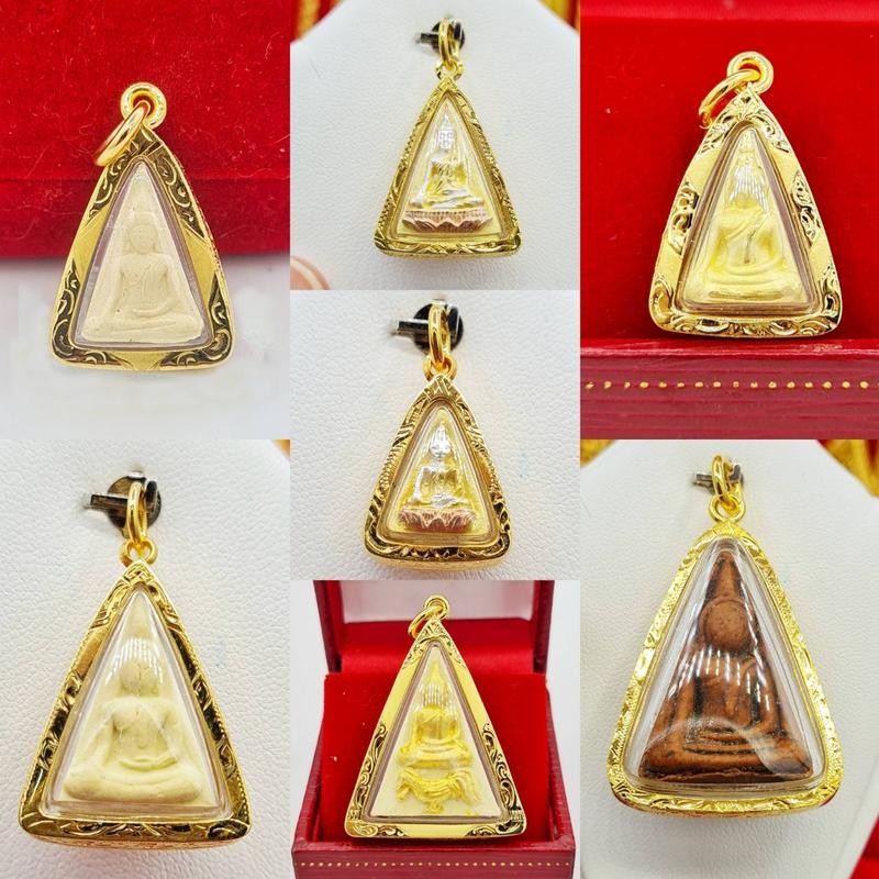 จี้นางพญา จี้พระนางพญา ชุดมงคล ประจำวัน จี้หุ้มเลี่ยมกันน้ำ ใส่กับสร้อยคอทองได้ จี้สร้อยคอ เครื่องประดับสร้อย งานสวยมากๆ