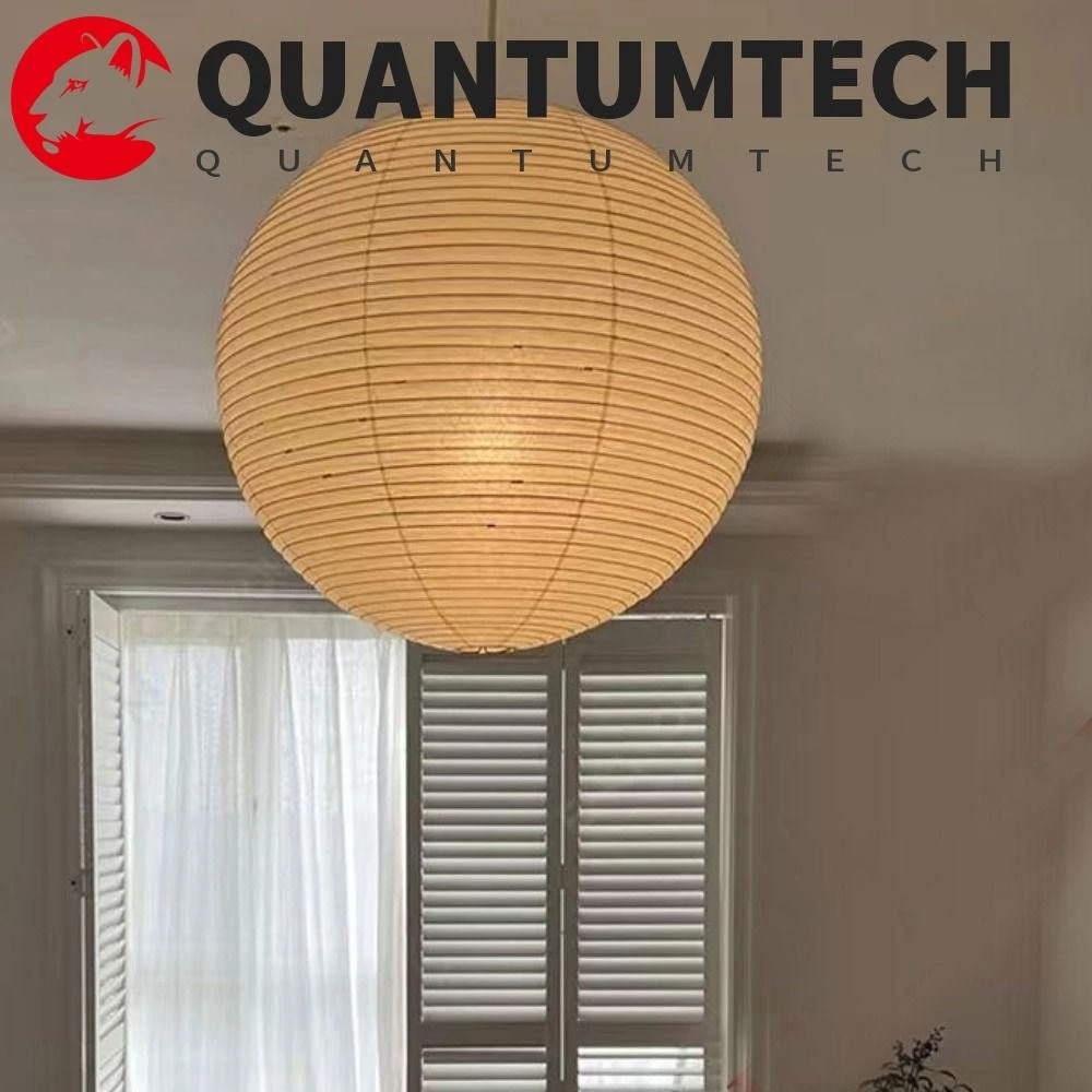 QUANTUMTECH โคมไฟกระดาษ, แขวนโคมไฟเพดานทรงกลม, Shades Decor Vintage โมเดิร์นคลาสสิกจี้โคมไฟร้านอาหาร Farmhouse