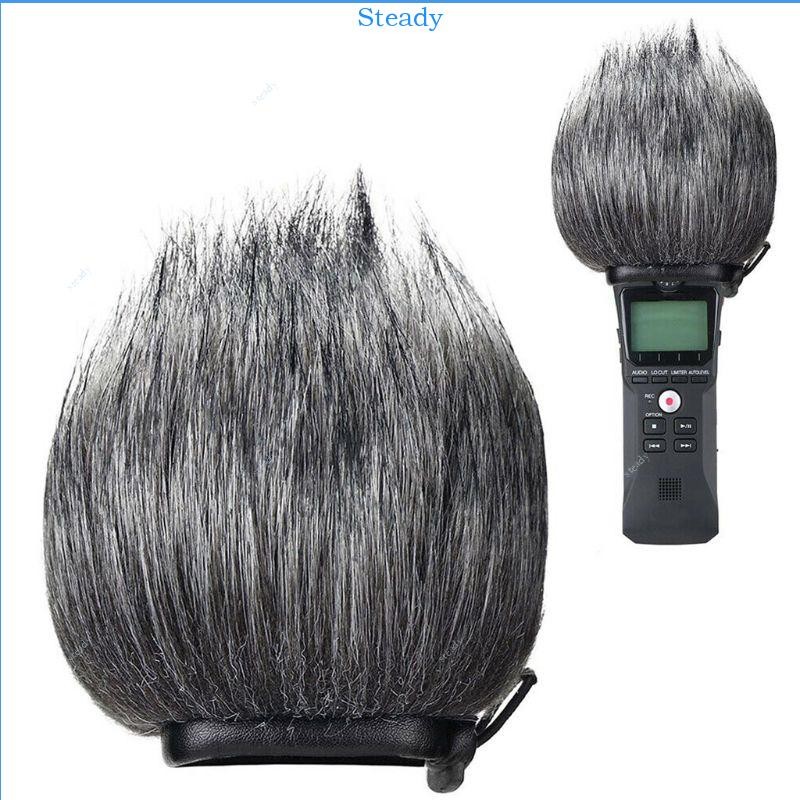 Steady Microphone Windshield Noise Cancellation Outdoor แบบถอดได้ Windproof สําหรับ Zoom H1