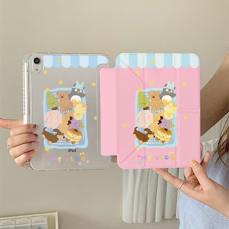 Toy Story Apple iPadpro2024 แท็บเล็ตป้องกันกรณี air7/6 เคสแท็บเล็ต 11th/10th Generation แท็บเล็ตป้อง