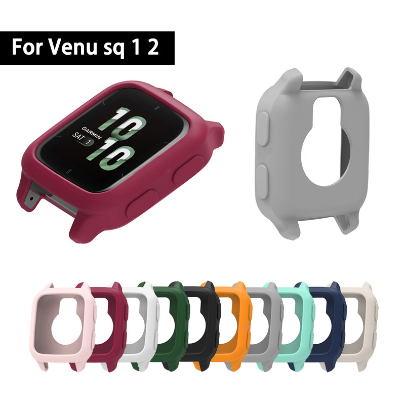 ฝาครอบเคสนาฬิกา TPU แบบนุ่มสําหรับ Garmin Venu Sq 2