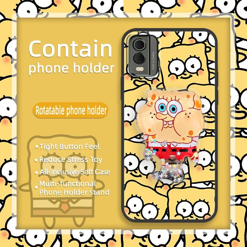 ป้องกันเลนส์โทรศัพท์ Glitter เคสโทรศัพท์สําหรับ Nokia C32 ป้องกัน Quicksand Anti-knock ทนทานแฟชั่นออกแบบน่ารัก Dirt-proof Soft Case ขาตั้งหมุนได้ TPU Kickstand ความเรียบง่าย ราคา ถูกที่สุด ดีลบีเคเค แกลเลอรีภาพที่ 8