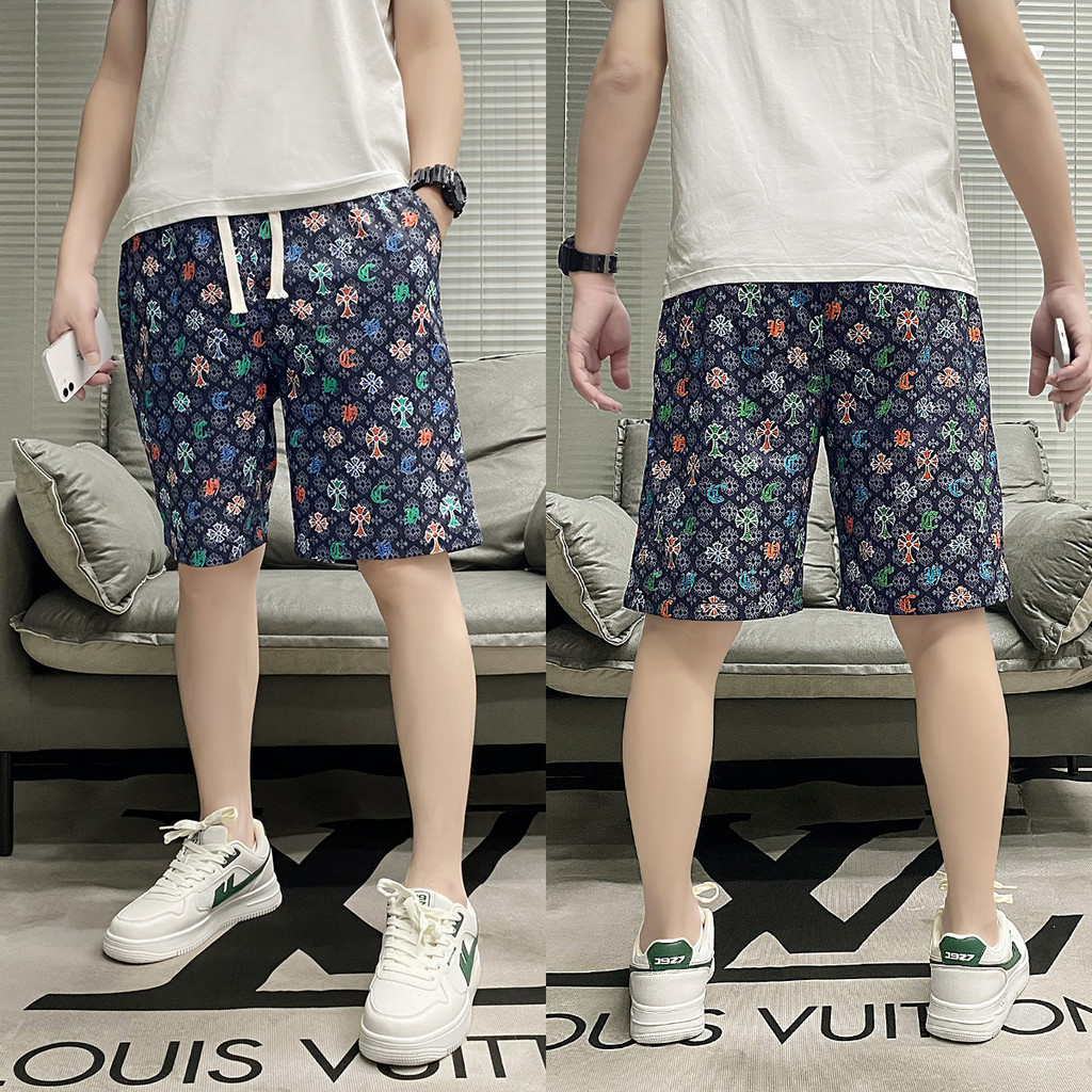 TT HOME01 กางเกงขาสั้นแฟชั่นน่ารัก สามารถสวมใส่ได้ทั้งชายหญิง ลวดลายสมัยใหม่ใส่สบาย QC-DK8023