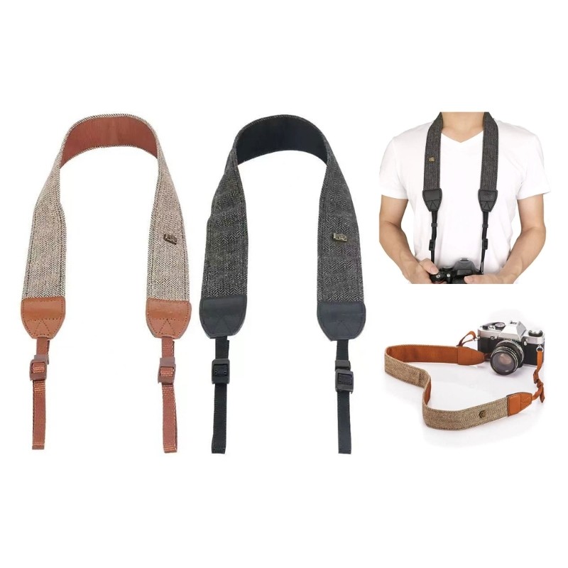 วู สายคล้องคอไหล่สากลสําหรับกล้อง DSLR สายคล้องคอนุ่มพร้อมสายคล้องกล้องแบบปลดเร็วสําหรับกล้อง DSLR