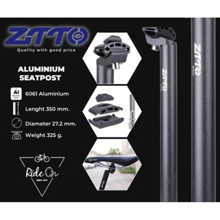 *ส่งจากในไทย* หลักอานจักรยาน อลูมิเนียม Ztto ขนาด 27.2 และ 3…