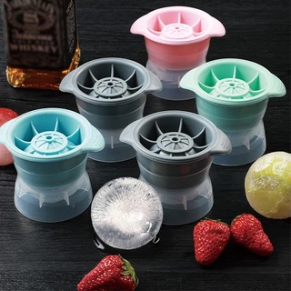 ที่ทำน้ำแข็ง น้ำแข้งก้อนกลม แม่พิมพ์ แม่พิมพ์ทำน้ำแข็ง Ice Ball Maker แม่พิมพ์ซิลิก้าเจล+PP