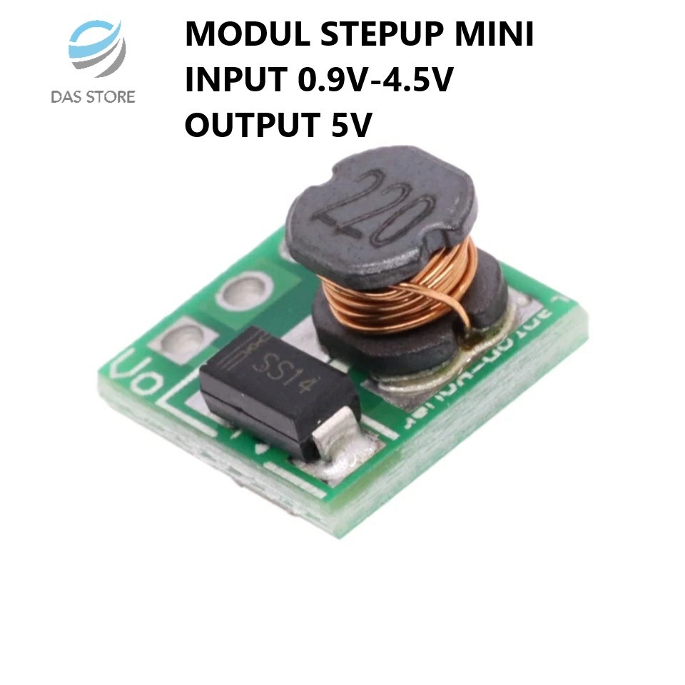 อินพุตโมดูล Mini Step Up Dc-Dc 0.9V-4.5V เอาต์พุต 5V Boost Converter