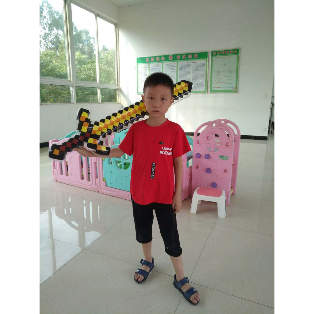 ฮาโลวีนของเล่นพองดาบโจรสลัดพิกเซลพองมีดเด็กโมเสคตาข่ายดาบค้อนของเล่นขวานคริสต์มาสของเล่นของขวัญ props ราคา ถูกที่สุด ดีลบีเคเค แกลเลอรีภาพที่ 9