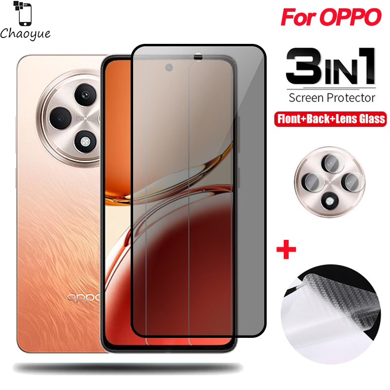 ฟิล์มกระจก เต็มจอ สำหรับ กันมองกันเสือก 9H รุ่น OPPO Find X8 Reno 12F 11F 8 8T 8Z 7 7Z 6 6Z 5 5F 5Z 