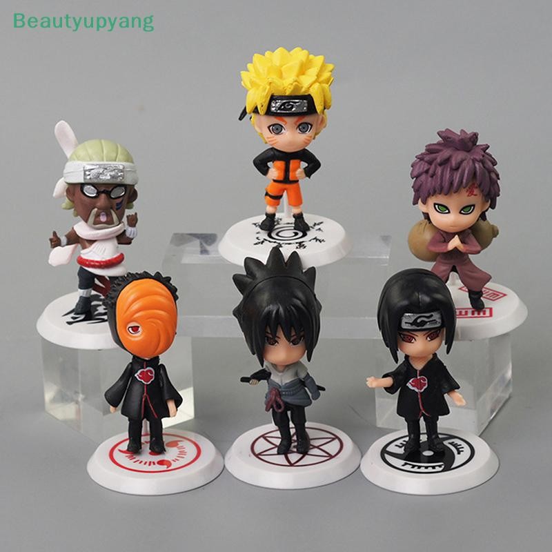 [Beautyupyang] 6 ชิ้น/เซ็ต Naruto Shippuden อะนิเมะ Action Figure รูปปั้น PVC ของเล่นสะสม