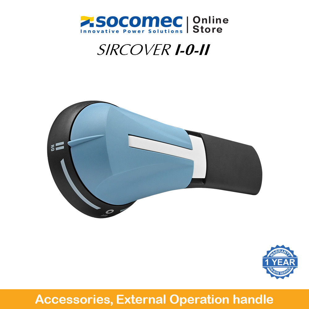Socomec Accessories External Operation Handle SIRCOVER I-0-II Black IP55 | 14212113 | Socomec