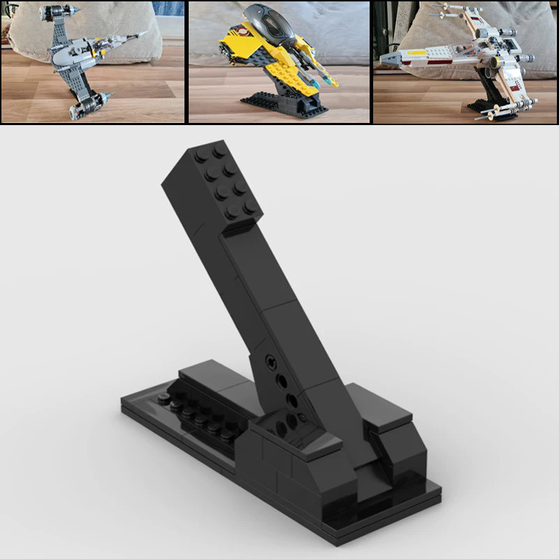 New 53PCS MOC Universal display stand (Only Bracket) for 75325 75301 76107 7256 76901 76897 creative