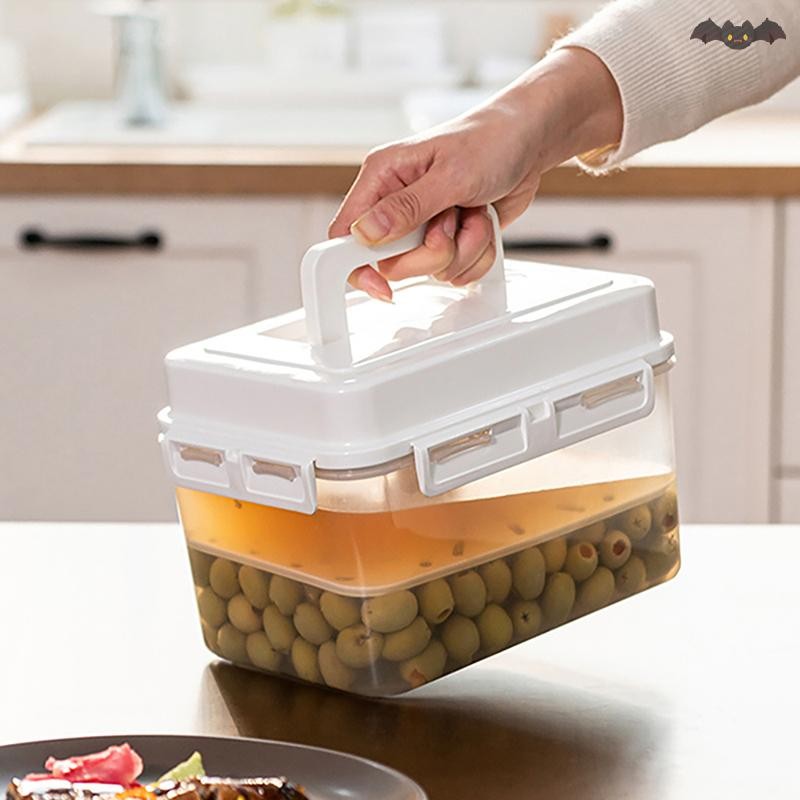 [PE] โถดอง 4/5L ภาชนะหมักดองรั่วสําหรับ Gherkin Sauerkraut กิมจิภาชนะเก็บและหมัก TH