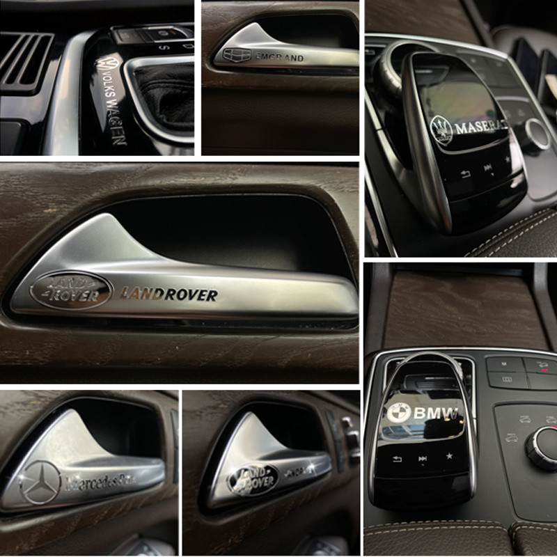 Volvo S40/S60/S90/s80L/XC40/60 สามมิติโลหะโลโก้รถสติกเกอร์อุปกรณ์ตกแต่งภายใน Daquan - รูปที่ 2