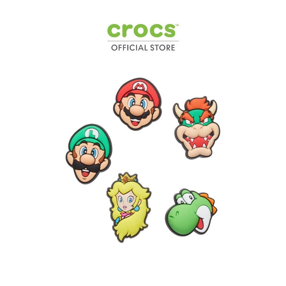 CROCS ตัวติดรองเท้า JIBBITZ SUPER MARIO 5 PACK รุ่น 10007701