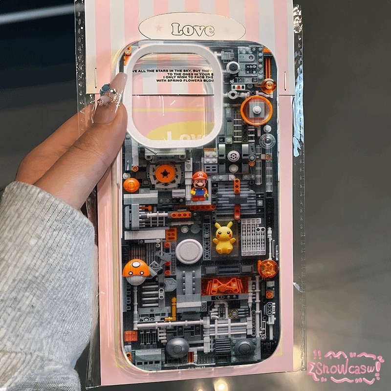 เคส Vivo Y20 Y21 Y17S Y15S Y12 Y16 Y27 Y11 Y15 Y17 Y20i Y20s Y91C Y91 Y30 Y36 Y35 อาคารที่น่าสนใจ มาริโอ น่ารัก - รูปที่ 2