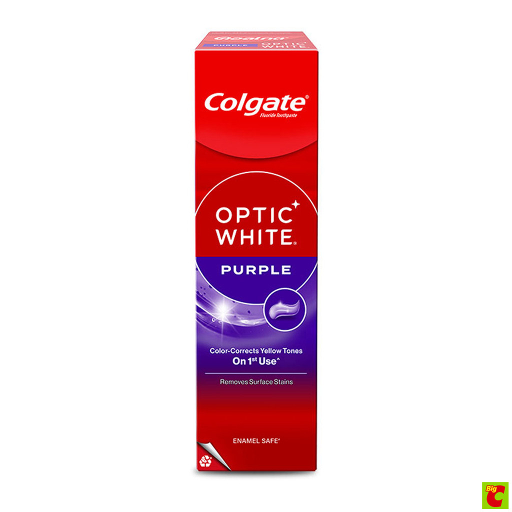 คอลเกต ยาสีฟัน อ๊อพติค ไวท์ เพอร์เพิล 100 ก.