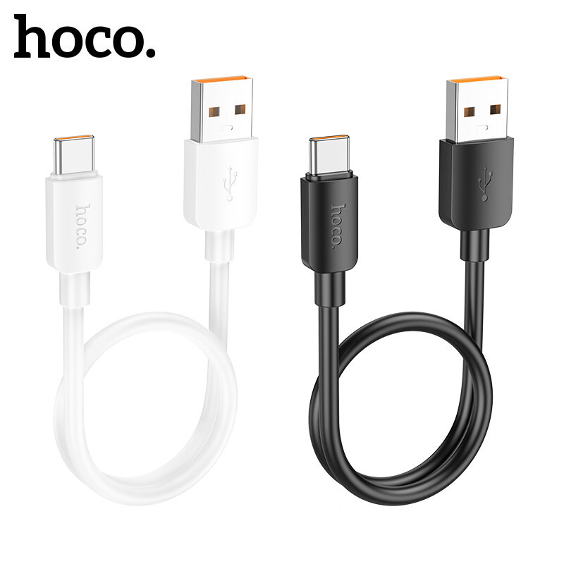 Hoco X96 Original 100W USB 6A Type C สาย PD Fast Charging Charger สายไฟสําหรับ Samsung Huawei Type-C USBC สาย 0.25 ซม.