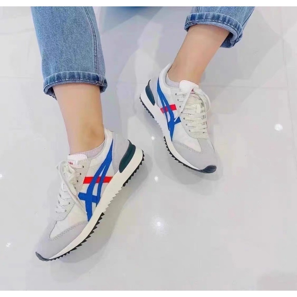 Onitsuka รองเท้าลําลองสําหรับบุรุษและสตรี CALIFORNIA 78 EX รองเท้าลําลองพื้นหนา
